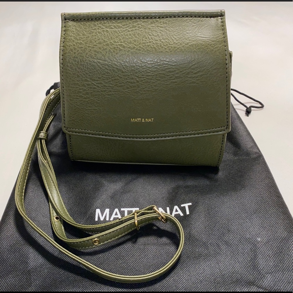 Matt & Nat Khaki Crossbody Purse